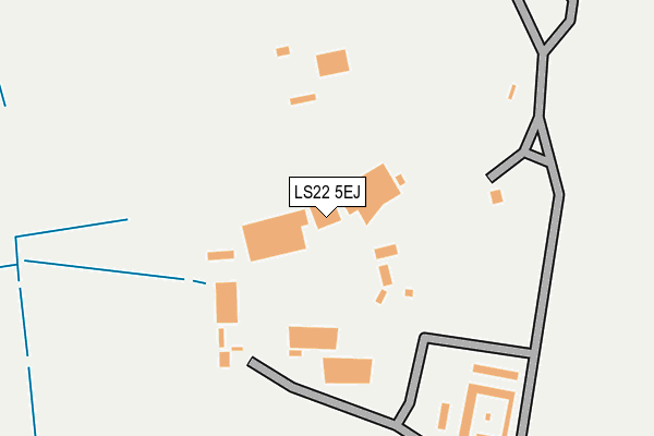 LS22 5EJ map - OS OpenMap – Local (Ordnance Survey) LS22 5EJ map - OS OpenMap – Local (Ordnance Survey)