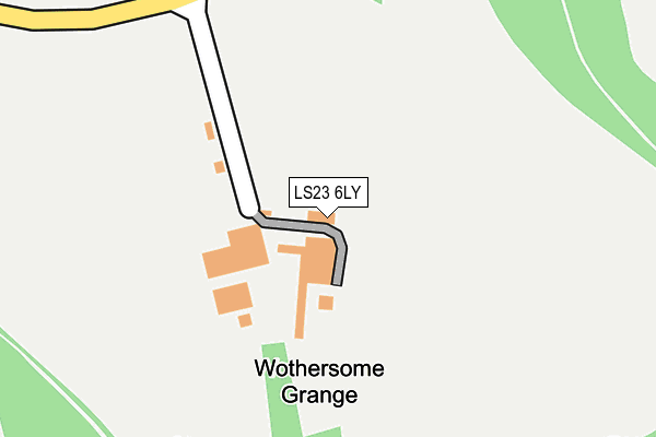 LS23 6LY map - OS OpenMap – Local (Ordnance Survey) LS23 6LY map - OS OpenMap – Local (Ordnance Survey)