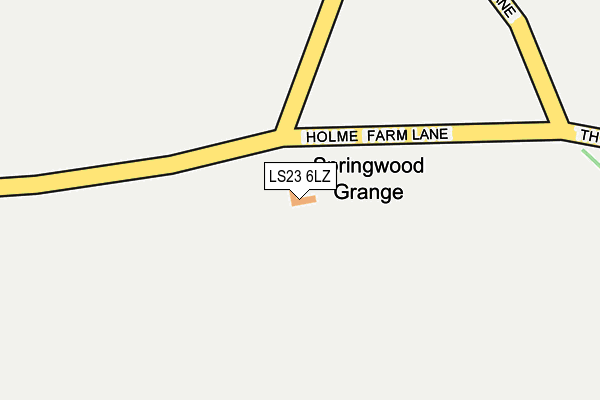 LS23 6LZ map - OS OpenMap – Local (Ordnance Survey) LS23 6LZ map - OS OpenMap – Local (Ordnance Survey)