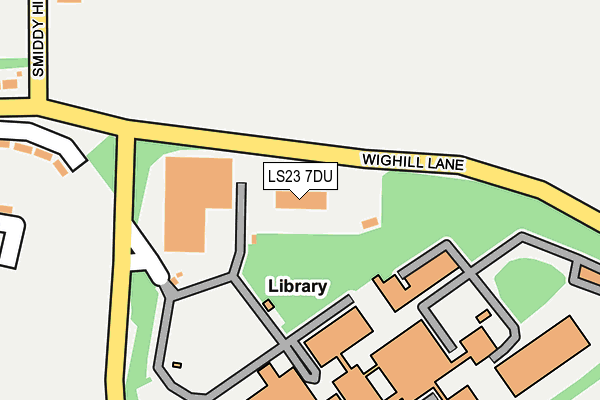 LS23 7DU map - OS OpenMap – Local (Ordnance Survey) LS23 7DU map - OS OpenMap – Local (Ordnance Survey)