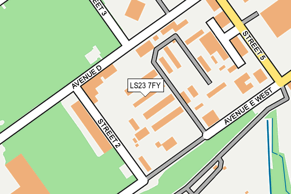 LS23 7FY map - OS OpenMap – Local (Ordnance Survey) LS23 7FY map - OS OpenMap – Local (Ordnance Survey)