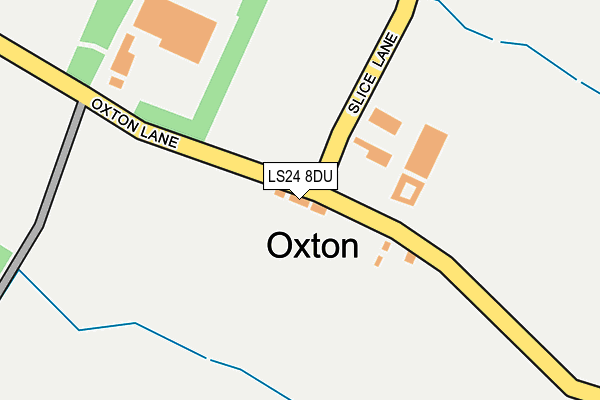 LS24 8DU map - OS OpenMap – Local (Ordnance Survey) LS24 8DU map - OS OpenMap – Local (Ordnance Survey)