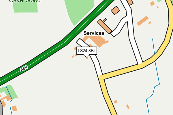 LS24 8EJ map - OS OpenMap – Local (Ordnance Survey) LS24 8EJ map - OS OpenMap – Local (Ordnance Survey)