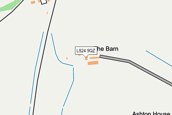 LS24 9QZ map - OS OpenMap – Local (Ordnance Survey) LS24 9QZ map - OS OpenMap – Local (Ordnance Survey)