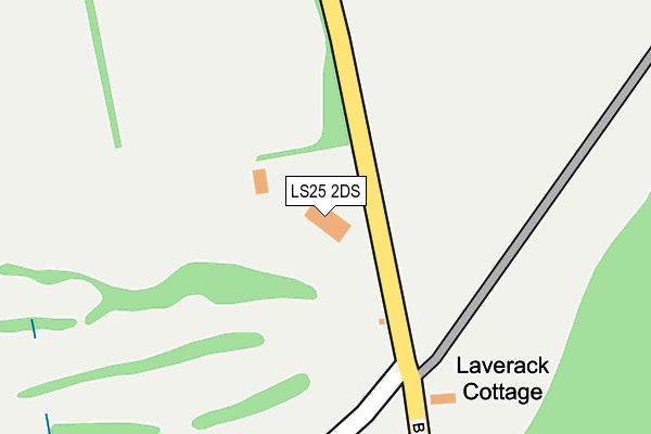 LS25 2DS map - OS OpenMap – Local (Ordnance Survey) LS25 2DS map - OS OpenMap – Local (Ordnance Survey)