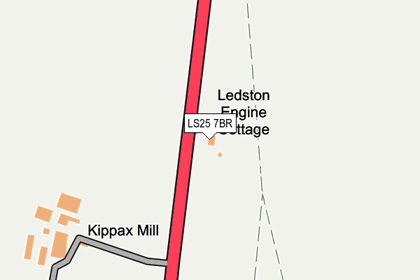 LS25 7BR map - OS OpenMap – Local (Ordnance Survey) LS25 7BR map - OS OpenMap – Local (Ordnance Survey)