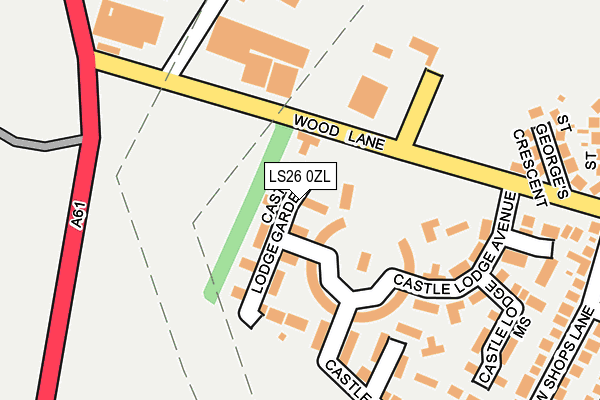 LS26 0ZL map - OS OpenMap – Local (Ordnance Survey) LS26 0ZL map - OS OpenMap – Local (Ordnance Survey)