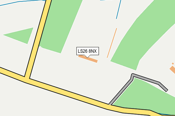 LS26 8NX map - OS OpenMap – Local (Ordnance Survey) LS26 8NX map - OS OpenMap – Local (Ordnance Survey)