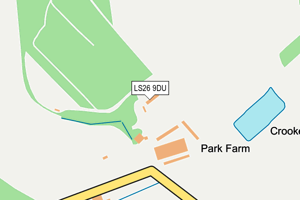 LS26 9DU map - OS OpenMap – Local (Ordnance Survey) LS26 9DU map - OS OpenMap – Local (Ordnance Survey)
