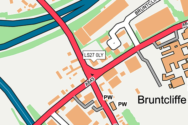 LS27 0LY map - OS OpenMap – Local (Ordnance Survey) LS27 0LY map - OS OpenMap – Local (Ordnance Survey)