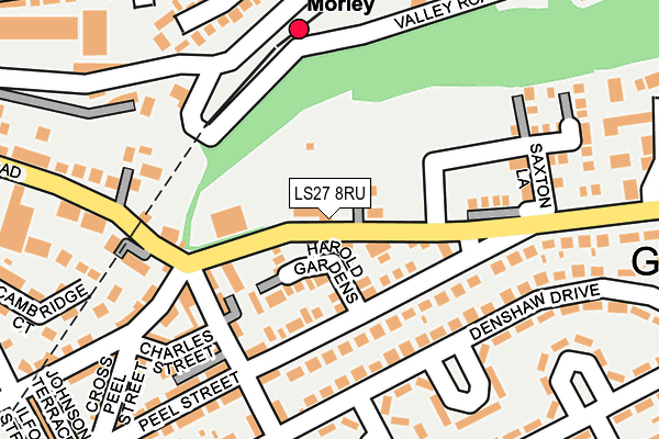 LS27 8RU map - OS OpenMap – Local (Ordnance Survey) LS27 8RU map - OS OpenMap – Local (Ordnance Survey)