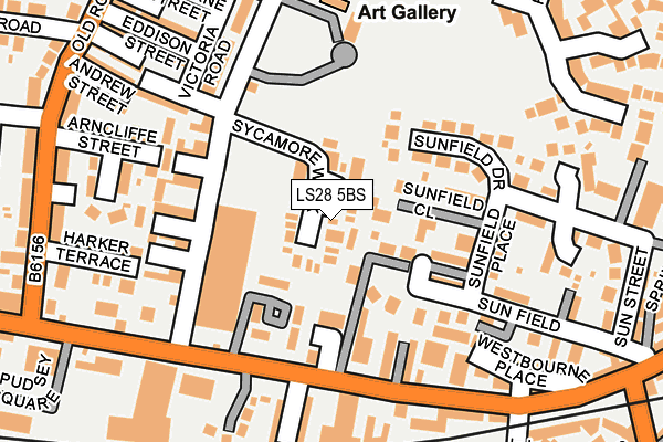 LS28 5BS map - OS OpenMap – Local (Ordnance Survey) LS28 5BS map - OS OpenMap – Local (Ordnance Survey)