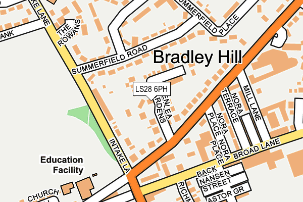 LS28 6PH map - OS OpenMap – Local (Ordnance Survey) LS28 6PH map - OS OpenMap – Local (Ordnance Survey)