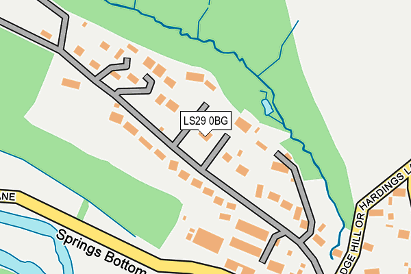 LS29 0BG map - OS OpenMap – Local (Ordnance Survey) LS29 0BG map - OS OpenMap – Local (Ordnance Survey)