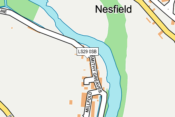 LS29 0SB map - OS OpenMap – Local (Ordnance Survey) LS29 0SB map - OS OpenMap – Local (Ordnance Survey)