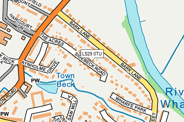 LS29 0TU map - OS OpenMap – Local (Ordnance Survey) LS29 0TU map - OS OpenMap – Local (Ordnance Survey)
