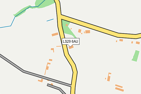 LS29 6AU map - OS OpenMap – Local (Ordnance Survey) LS29 6AU map - OS OpenMap – Local (Ordnance Survey)