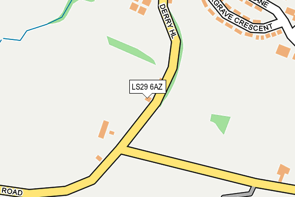 LS29 6AZ map - OS OpenMap – Local (Ordnance Survey) LS29 6AZ map - OS OpenMap – Local (Ordnance Survey)