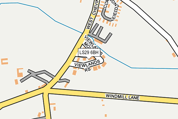 LS29 6BH map - OS OpenMap – Local (Ordnance Survey) LS29 6BH map - OS OpenMap – Local (Ordnance Survey)