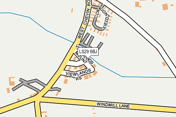 LS29 6BJ map - OS OpenMap – Local (Ordnance Survey) LS29 6BJ map - OS OpenMap – Local (Ordnance Survey)