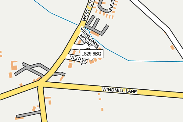 LS29 6BQ map - OS OpenMap – Local (Ordnance Survey) LS29 6BQ map - OS OpenMap – Local (Ordnance Survey)