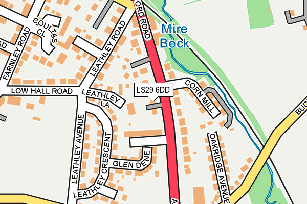 LS29 6DD map - OS OpenMap – Local (Ordnance Survey) LS29 6DD map - OS OpenMap – Local (Ordnance Survey)