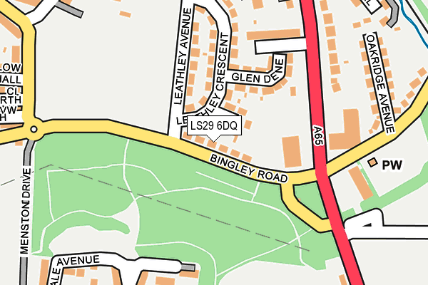 LS29 6DQ map - OS OpenMap – Local (Ordnance Survey) LS29 6DQ map - OS OpenMap – Local (Ordnance Survey)