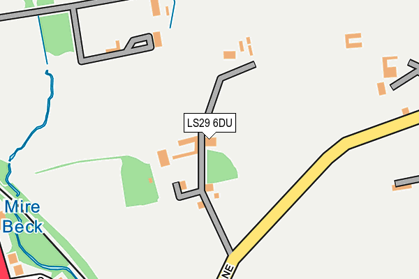 LS29 6DU map - OS OpenMap – Local (Ordnance Survey) LS29 6DU map - OS OpenMap – Local (Ordnance Survey)