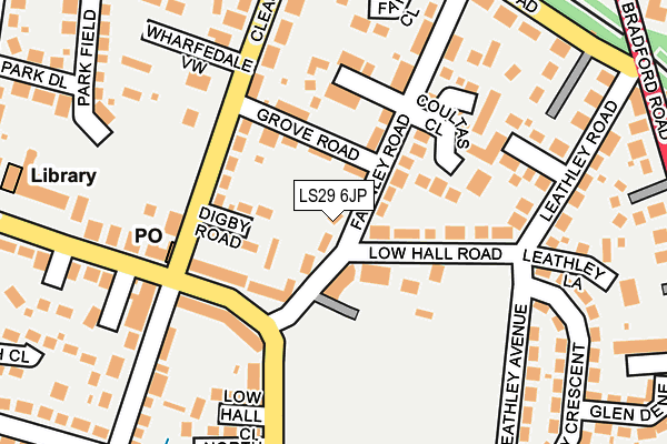 LS29 6JP map - OS OpenMap – Local (Ordnance Survey) LS29 6JP map - OS OpenMap – Local (Ordnance Survey)