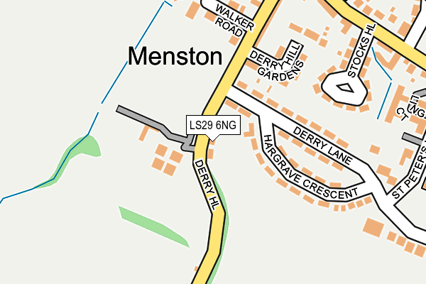 LS29 6NG map - OS OpenMap – Local (Ordnance Survey) LS29 6NG map - OS OpenMap – Local (Ordnance Survey)