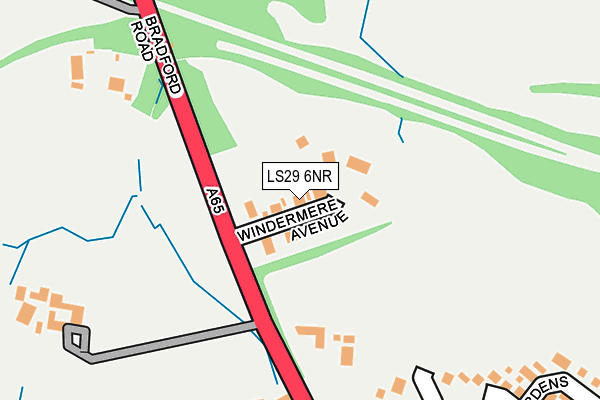 LS29 6NR map - OS OpenMap – Local (Ordnance Survey) LS29 6NR map - OS OpenMap – Local (Ordnance Survey)