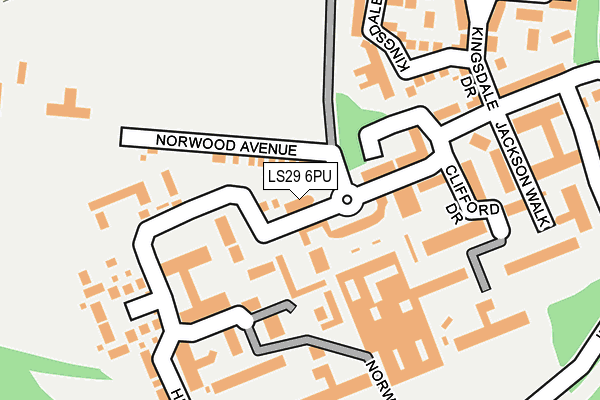 LS29 6PU map - OS OpenMap – Local (Ordnance Survey) LS29 6PU map - OS OpenMap – Local (Ordnance Survey)