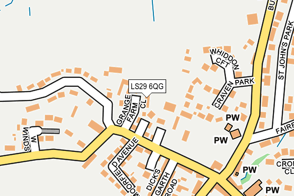 LS29 6QG map - OS OpenMap – Local (Ordnance Survey) LS29 6QG map - OS OpenMap – Local (Ordnance Survey)