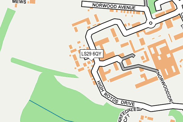 LS29 6QY map - OS OpenMap – Local (Ordnance Survey) LS29 6QY map - OS OpenMap – Local (Ordnance Survey)