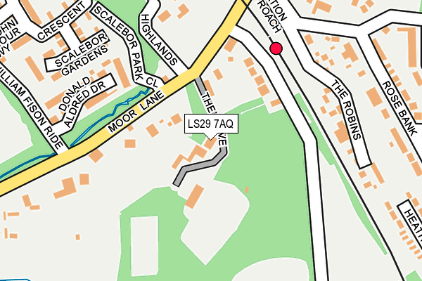 LS29 7AQ map - OS OpenMap – Local (Ordnance Survey) LS29 7AQ map - OS OpenMap – Local (Ordnance Survey)