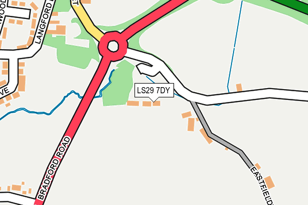LS29 7DY map - OS OpenMap – Local (Ordnance Survey) LS29 7DY map - OS OpenMap – Local (Ordnance Survey)