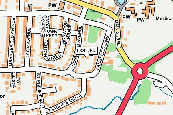 LS29 7EQ map - OS OpenMap – Local (Ordnance Survey) LS29 7EQ map - OS OpenMap – Local (Ordnance Survey)