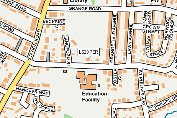 LS29 7ER map - OS OpenMap – Local (Ordnance Survey) LS29 7ER map - OS OpenMap – Local (Ordnance Survey)