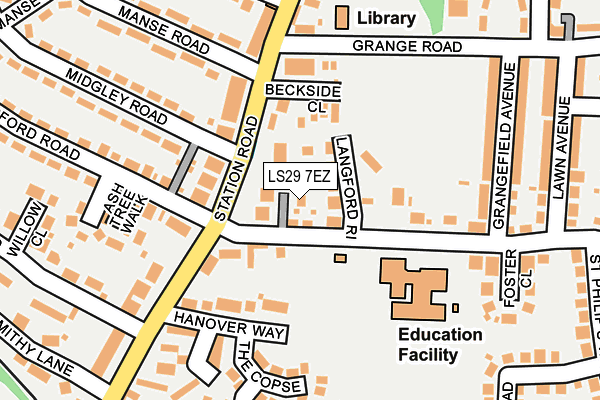LS29 7EZ map - OS OpenMap – Local (Ordnance Survey) LS29 7EZ map - OS OpenMap – Local (Ordnance Survey)