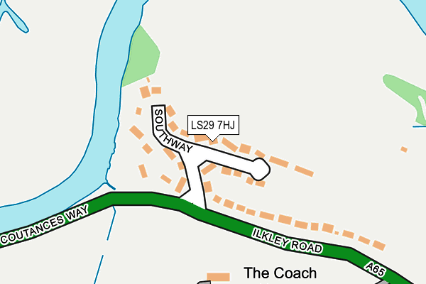 LS29 7HJ map - OS OpenMap – Local (Ordnance Survey) LS29 7HJ map - OS OpenMap – Local (Ordnance Survey)