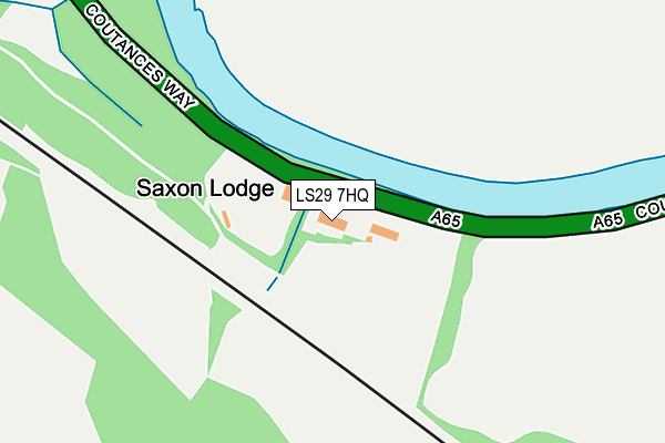LS29 7HQ map - OS OpenMap – Local (Ordnance Survey)