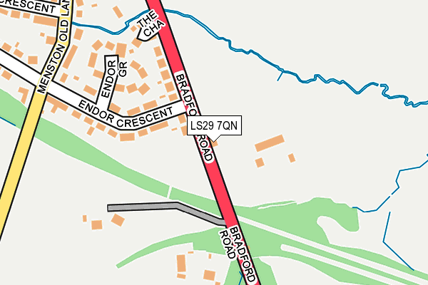 LS29 7QN map - OS OpenMap – Local (Ordnance Survey) LS29 7QN map - OS OpenMap – Local (Ordnance Survey)