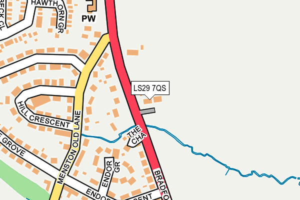 LS29 7QS map - OS OpenMap – Local (Ordnance Survey) LS29 7QS map - OS OpenMap – Local (Ordnance Survey)