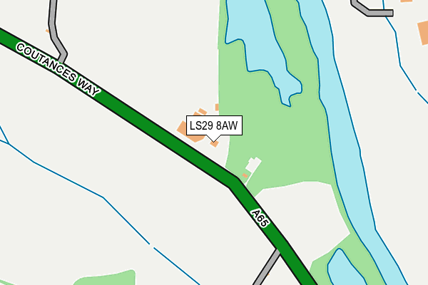 LS29 8AW map - OS OpenMap – Local (Ordnance Survey) LS29 8AW map - OS OpenMap – Local (Ordnance Survey)
