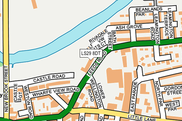 LS29 8DT map - OS OpenMap – Local (Ordnance Survey) LS29 8DT map - OS OpenMap – Local (Ordnance Survey)