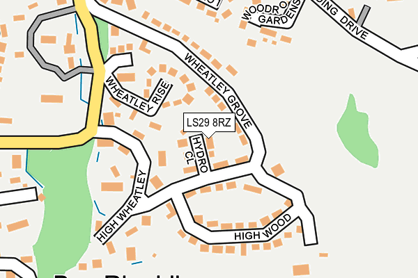 LS29 8RZ map - OS OpenMap – Local (Ordnance Survey) LS29 8RZ map - OS OpenMap – Local (Ordnance Survey)