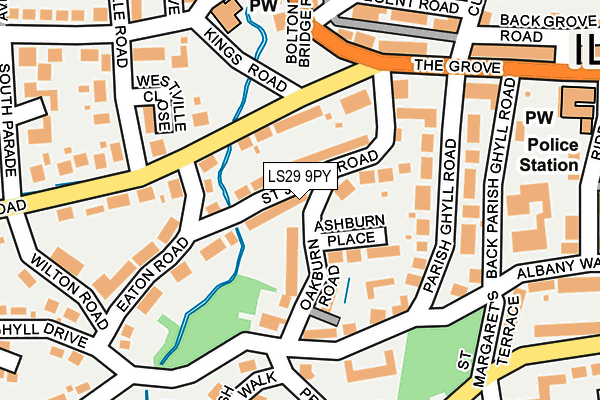 LS29 9PY map - OS OpenMap – Local (Ordnance Survey) LS29 9PY map - OS OpenMap – Local (Ordnance Survey)