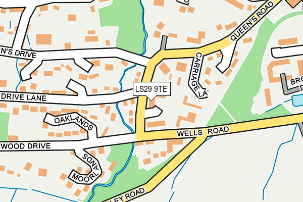 LS29 9TE map - OS OpenMap – Local (Ordnance Survey) LS29 9TE map - OS OpenMap – Local (Ordnance Survey)
