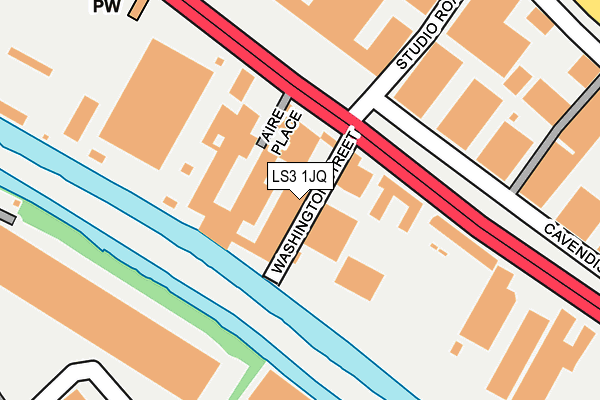 LS3 1JQ map - OS OpenMap – Local (Ordnance Survey) LS3 1JQ map - OS OpenMap – Local (Ordnance Survey)