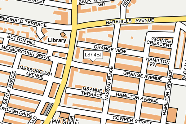 LS7 4EJ map - OS OpenMap – Local (Ordnance Survey) LS7 4EJ map - OS OpenMap – Local (Ordnance Survey)